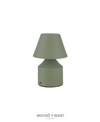 LAMPARA SOBREMESA TÁCTIL RECARGABLE LS-5933 V VERDE