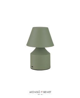 LAMPARA SOBREMESA TÁCTIL RECARGABLE LS-5933 V VERDE