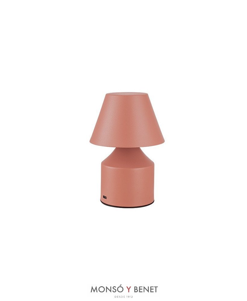 LAMPARA SOBREMESA TÁCTIL RECARGABLE LS-5933 S ROSA