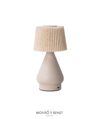 LAMPARA SOBREMESA TÁCTIL RECARGABLE LS-5934 B BEIGE