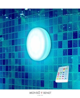 APLIQUE PISCINA LED RECARGABLE USB PAPAYA-12 RGBW IP68