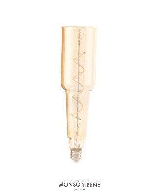 BOMBILLA LED BOTELLA AMBAR 04B4N1 4W E27 2300K