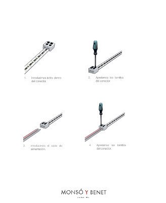 PACK 20 CONECTORES 8mm. CT-9086B PARA ALIMENTAR TIRA DE LED