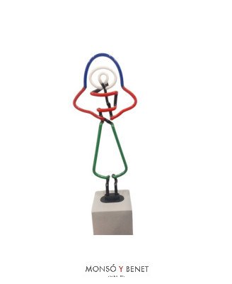 PEANA DE NEÓN ROTULO ILUMINADO OVNI PNOVNI MULTICOLOR