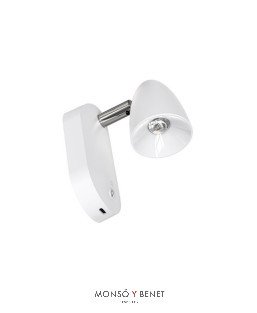 FOCO RECARGABLE USB ORIENTABLE FR-7106 B CCT BLANCO