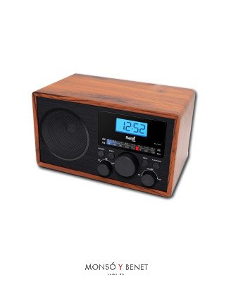 RADIO DESPERTADOR AM- FM VINTAGE RD-1849