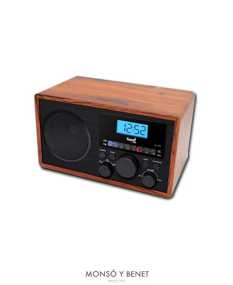 RADIO DESPERTADOR AM- FM VINTAGE RD-1849
