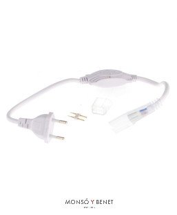 CONEXIÓN MANGUERA MINI NEON 230V.TMNEC1 DE GAMA ECO TMNE