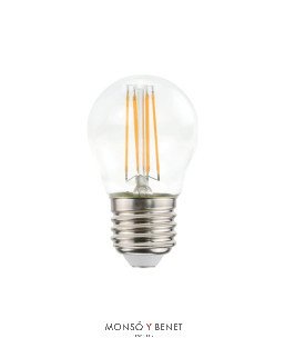 BOM.LED.ESFERICA Ø45mm CLARA REGULABLE 04EDN27 2700K E27