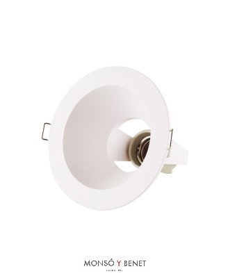 ARO EMPOTRAR PARA PAR20 - A60 - R80 - R90 E-49-F B BLANCO