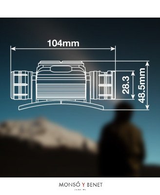 LINTERNA FRONTAL LED 3000 LUMEN 5 MODOS LF-5017 CARGA USB