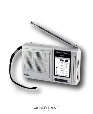 RADIO MINI AM/FM RF-299 ALTAVOZ Y AURICULARES