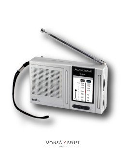 RADIO MINI AM/FM RF-299 ALTAVOZ Y AURICULARES