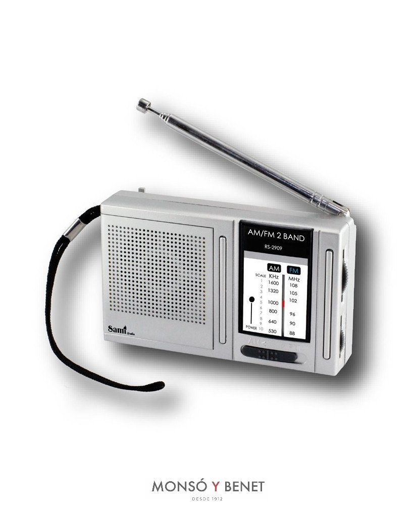 RADIO MINI AM/FM RF-299 ALTAVOZ Y AURICULARES