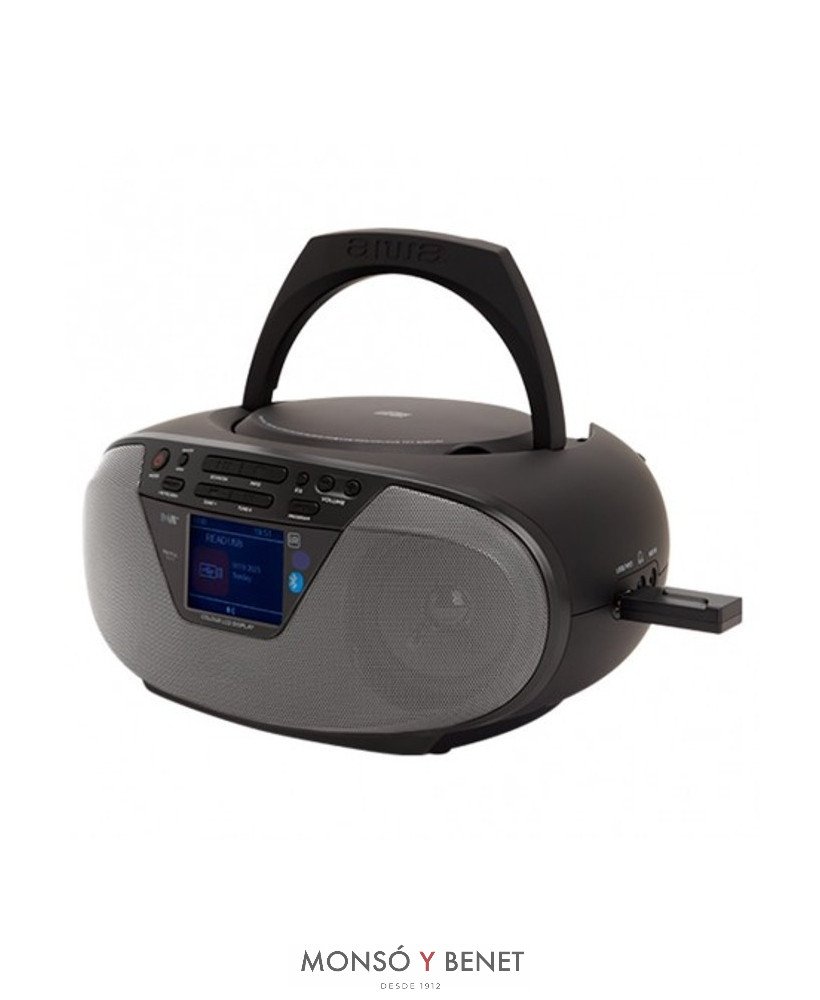 RADIO DESPERTADOR CADENA DIGITAL PLL + USB MP3 + CD RCDBOX