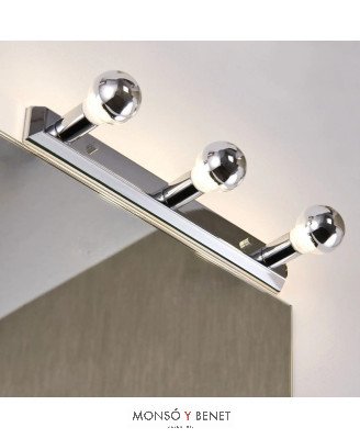 CAMERINO 3x40W. REGULA-3 CROMO