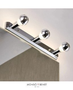 CAMERINO 3x40W. REGULA-3 CROMO