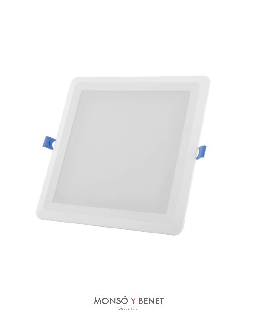 ARO EMPOTRAR CUADRADO LED A-801 B BLANCO 4200K
