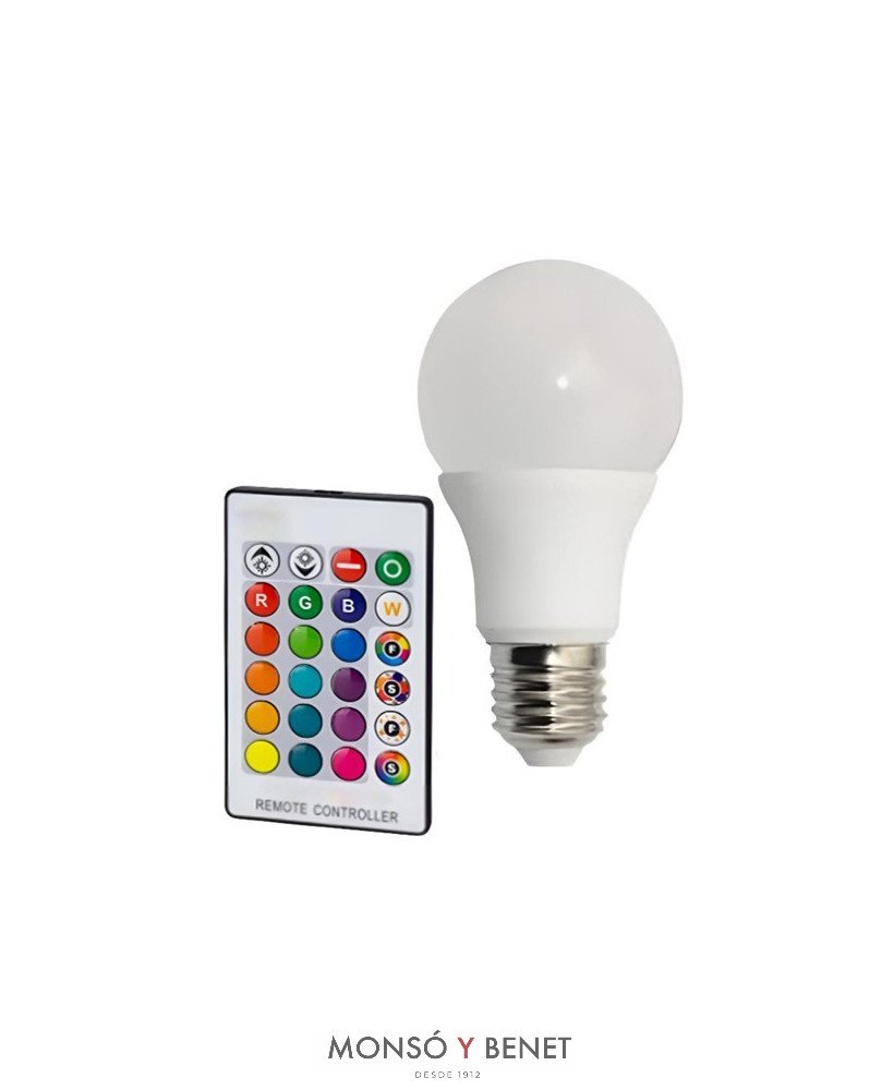 BOMBILLA LED STANDARD RGB 05SLNR E27