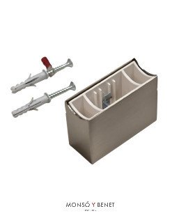APLIQUE LINESTRA TL-85 NM PORTALAMPARAS NIQUEL MATE