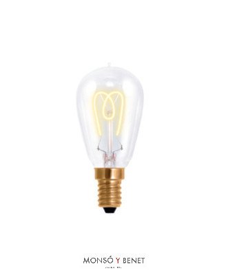BOMBILLA LED EDISON MINI CURVE 2.7W E14 2200K