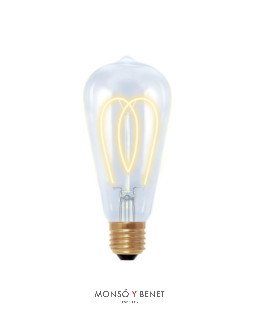 BOMBILLA LED RUSTIK CURVE 4W E27 2200K
