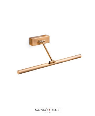 MAGRIT4OM - Aplique cuadro LED oro mate 45,2 cm