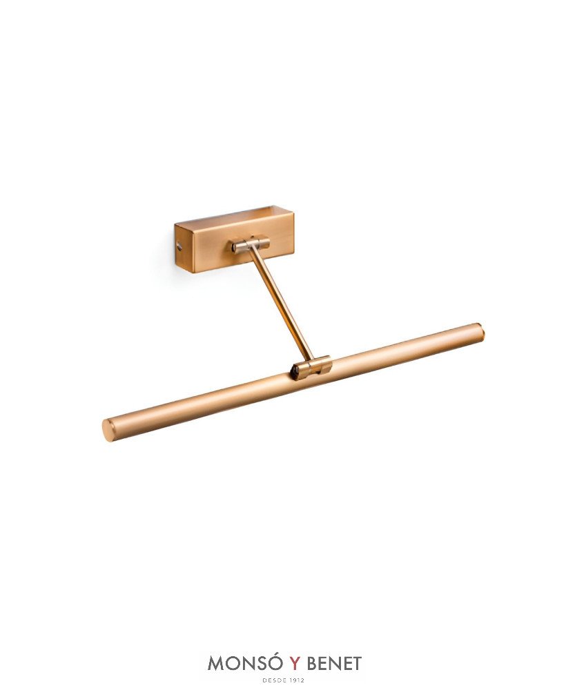 MAGRIT4OM - Aplique cuadro LED oro mate 45,2 cm