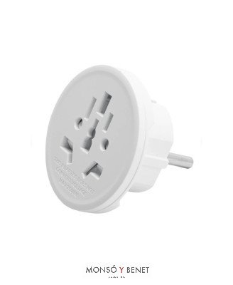 ADAPTADOR AUS-USA-GB-CON T.No. 14083 BLANCO