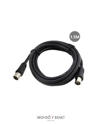 CONEXION TV 9.5 1M-1H No. 9077 NEGRO