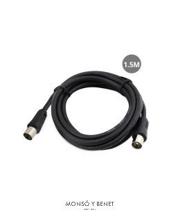 CONEXION TV 9.5 1M-1H No. 9077 NEGRO