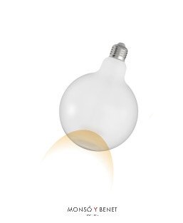 BOMBILLA GLOBO POLIFEMO LED MATE125MM. 230V 7W E27 2700K