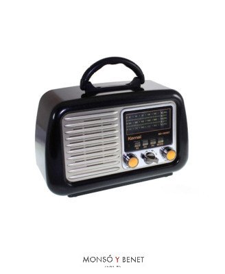 RADIO RETRO FRESNO 4 BANDAS+MP3+TF+USB MD-1900-BT