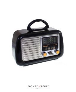 RADIO RETRO FRESNO 4 BANDAS+MP3+TF+USB MD-1900-BT