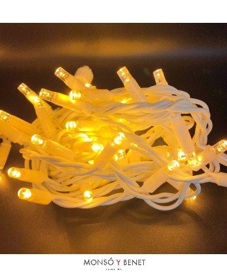 EXTENSION 180 LEDS ULTRACALIDOS FIJOS CABLE BLANCO D18612