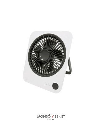 VMU428 - Ventilador sobremesa blanco negro USB
