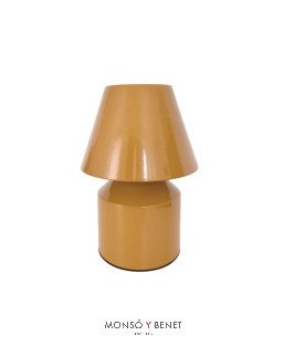 LAMPARA SOBREMESA TÁCTIL RECARGABLE LS-5933 A AMARILLA