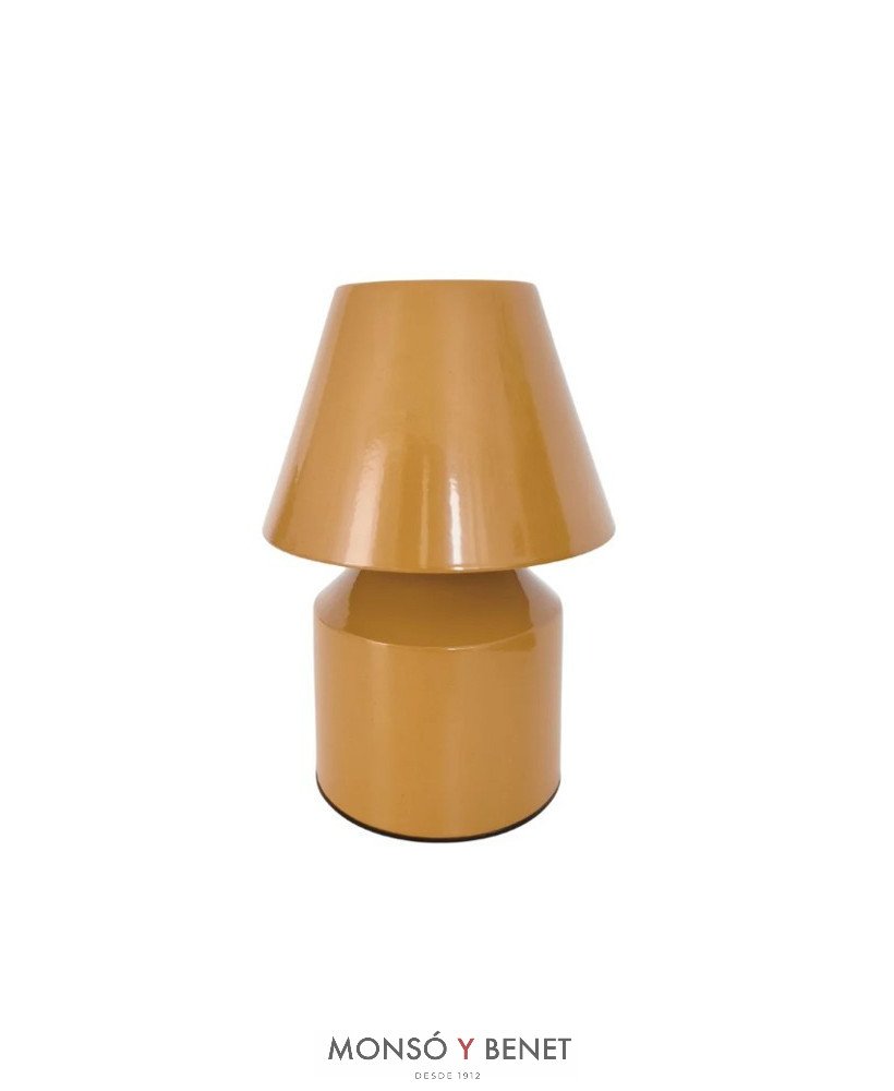 LAMPARA SOBREMESA TÁCTIL RECARGABLE LS-5933 A AMARILLA