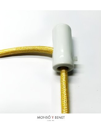 PACK 5 SOPORTES PORCELANA CABLE BAJANTE RECTO ZATAL-R-P B