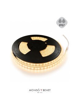 TIRA LED 50C. ELITE ESTANCO 15W 2700K IP67