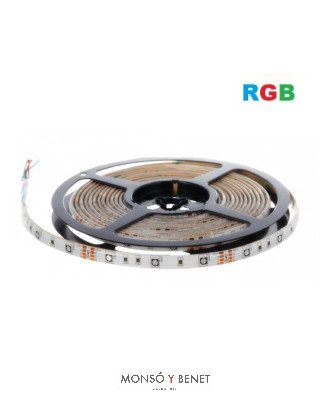 ROLLO 5 METROS DE TIRA LED CORUNA RGB