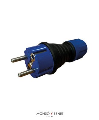 CLAVIJA INTEMPERIE IP44 CON ASA SUJECION No. 2015 NEGRA