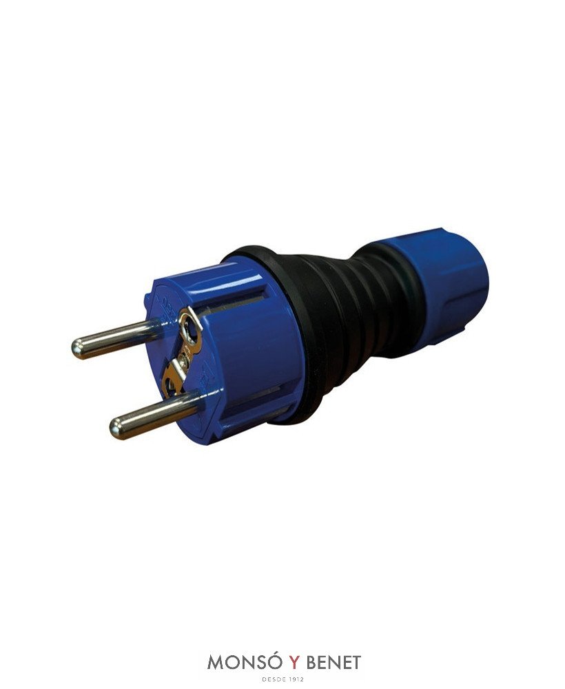 CLAVIJA INTEMPERIE IP44 CON ASA SUJECION No. 2015 NEGRA