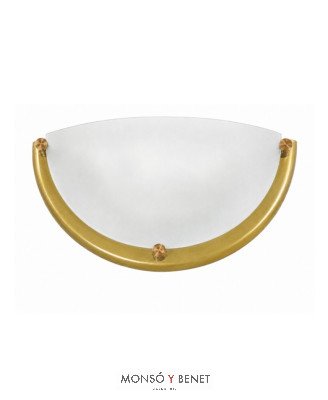APLIQUE PARED E-46-ORO 1X60W.