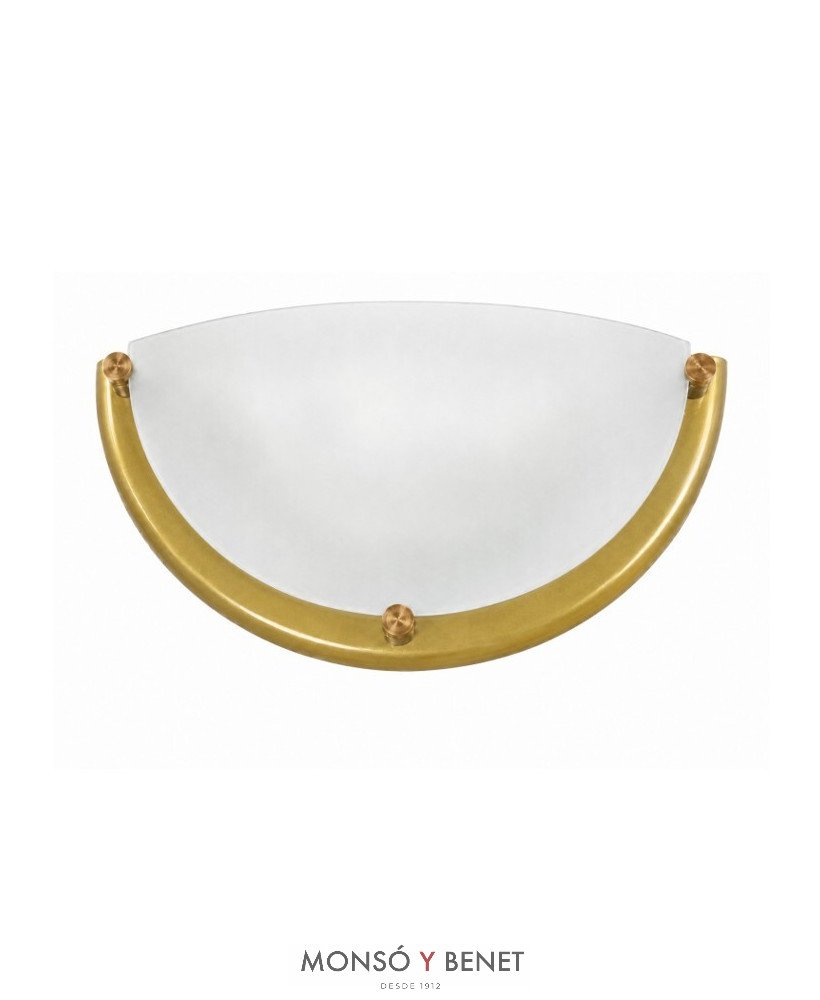 APLIQUE PARED E-46-ORO 1X60W.