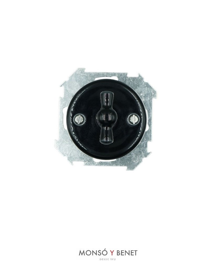 REGULADOR DE INTENSIDAD 9210PN PORCELANA NEGRO EMP. FBDE