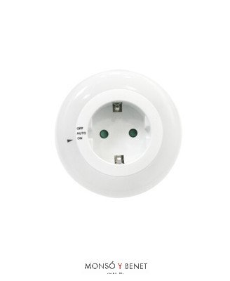 APLIQUE NOCHE CON ENCHUFE F-60248 BLANCO
