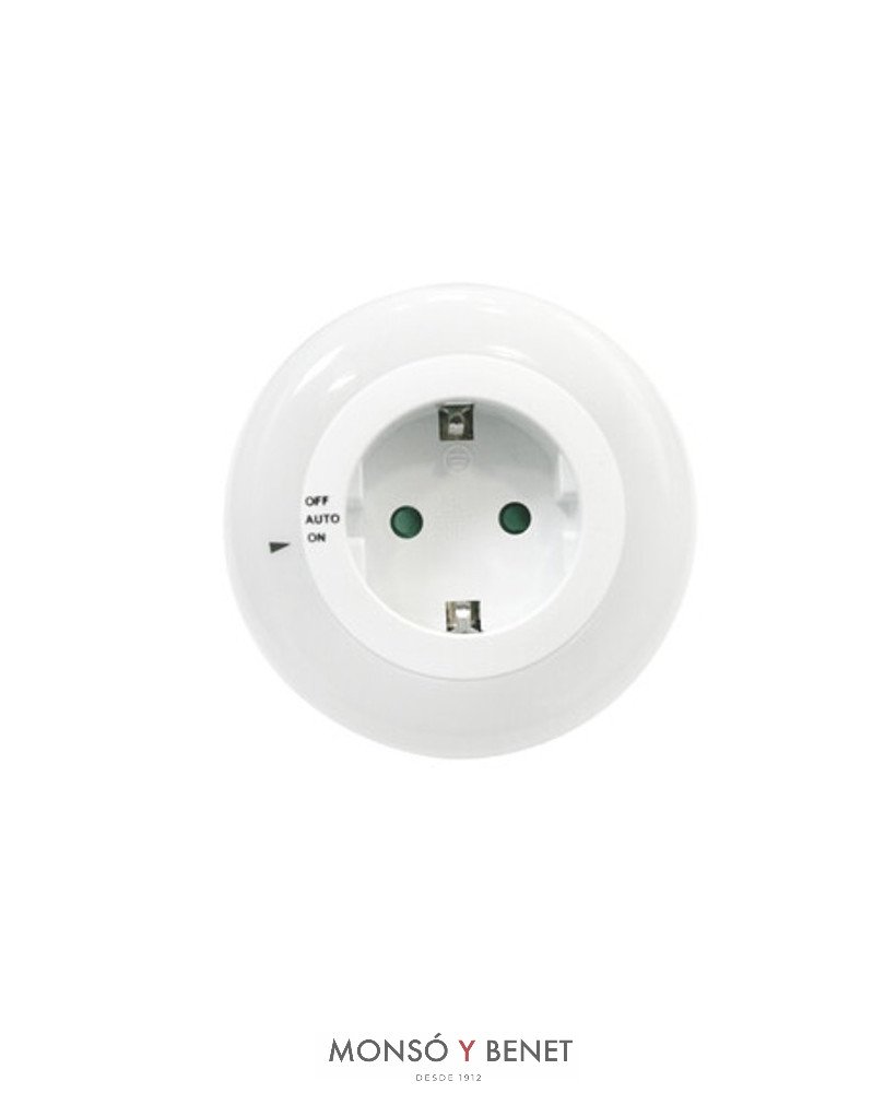 APLIQUE NOCHE CON ENCHUFE F-60248 BLANCO