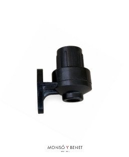 PORTALAMPARAS CODO No. 1022 NEGRO