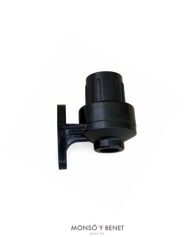 PORTALAMPARAS CODO No. 1022 NEGRO